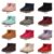 Low-cut Snow Boots Cowhide Rubber Fur Fashion Casual